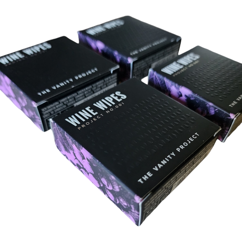 The Vanity Project Wine Wipes 4 pack